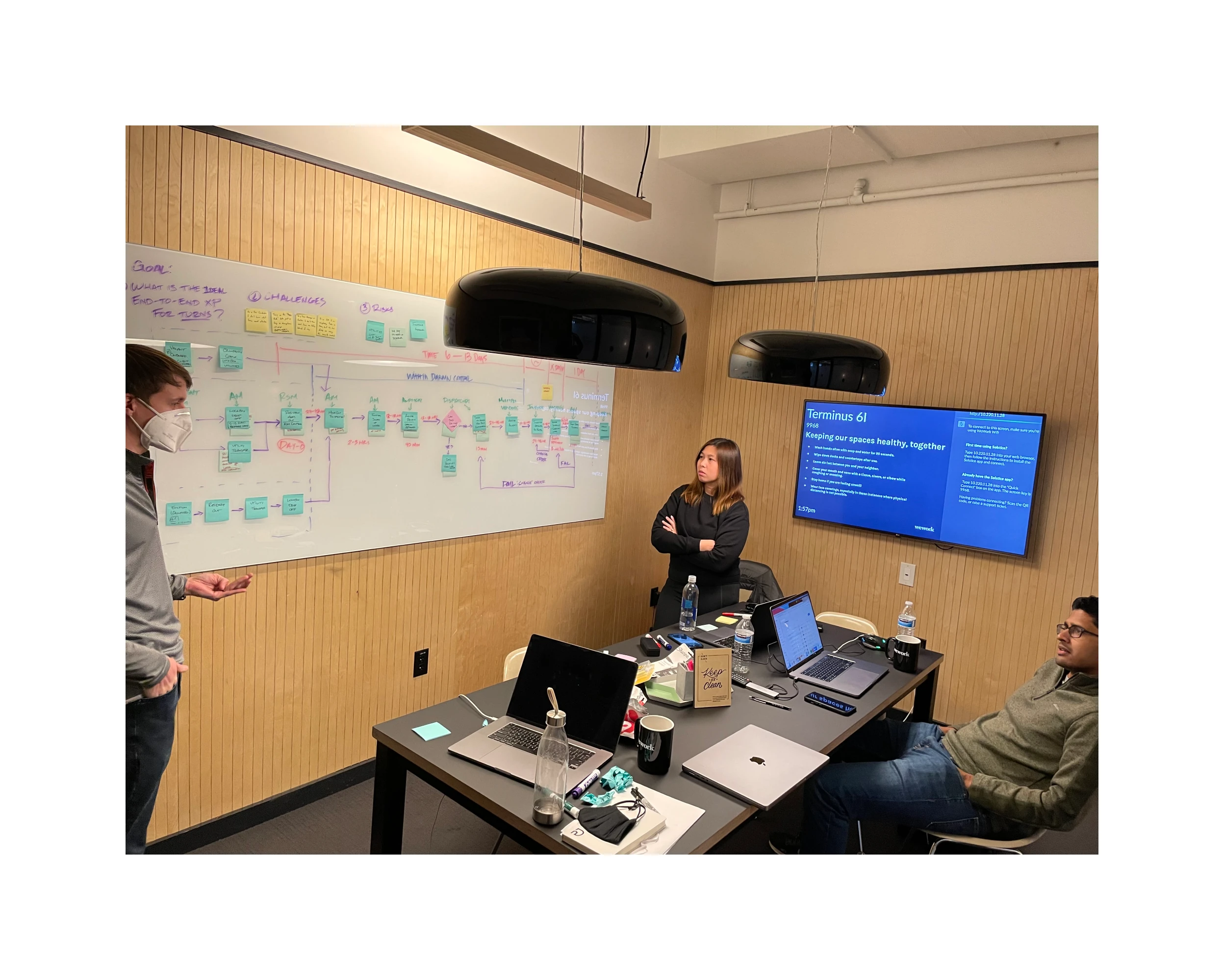 The workshop: the team around the table